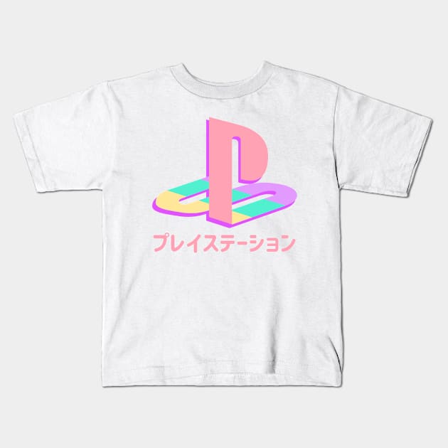 Pureisuteshon Logo Kids T-Shirt by Serapheir